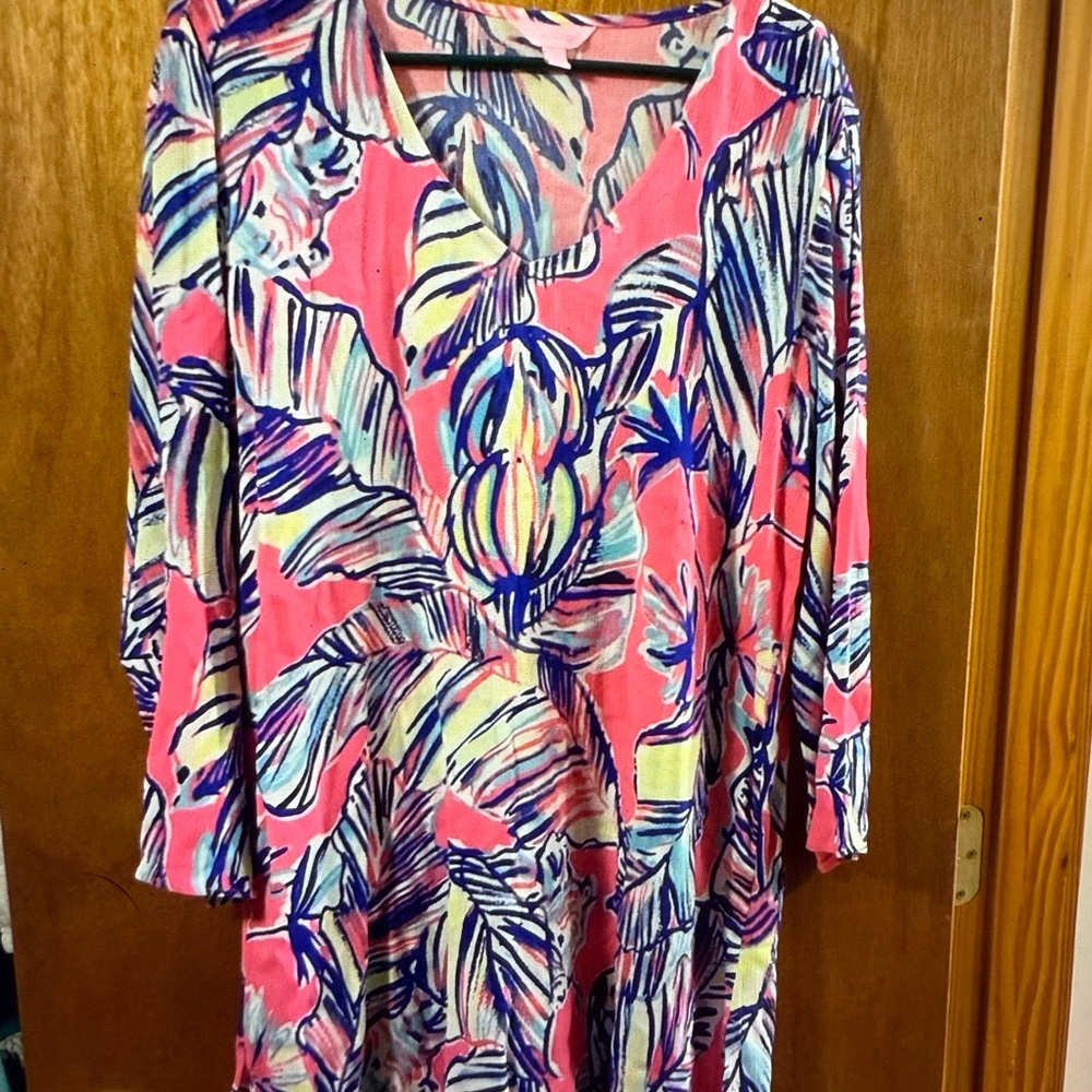 Lilly Pulitzer Vibrant Floral Mini Dress